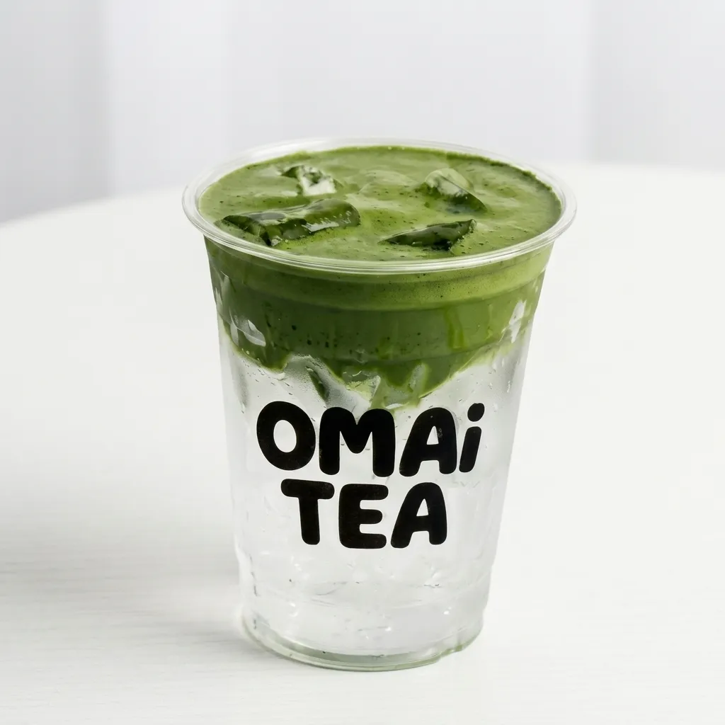 Coconut Matcha at Omai Tea in River Heights, Winnipeg